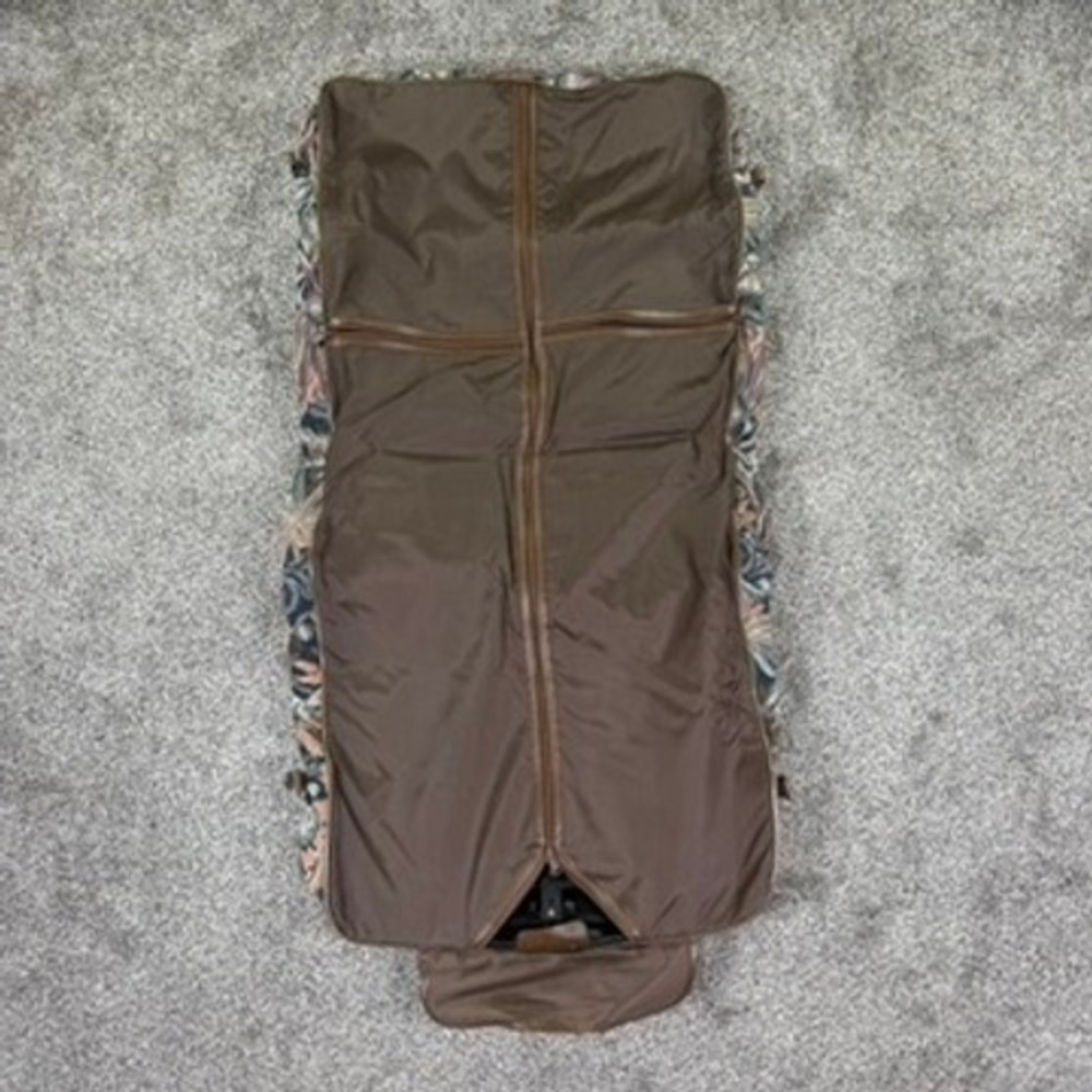 Givenchy Vintage Garment Bag Tropical Floral Tapestry Travel Suit‎ Carrier Brown - Picture 6 of 16